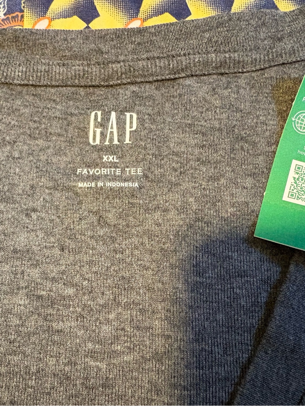 GAP Women’s Heather Gray Crewneck Favorite Long Sleeve Tee